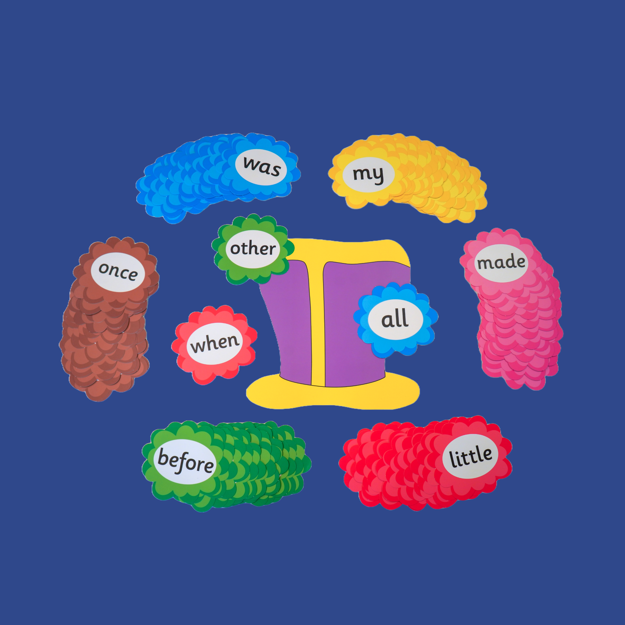 Jolly Phonics Tricky Word Wall Flowers