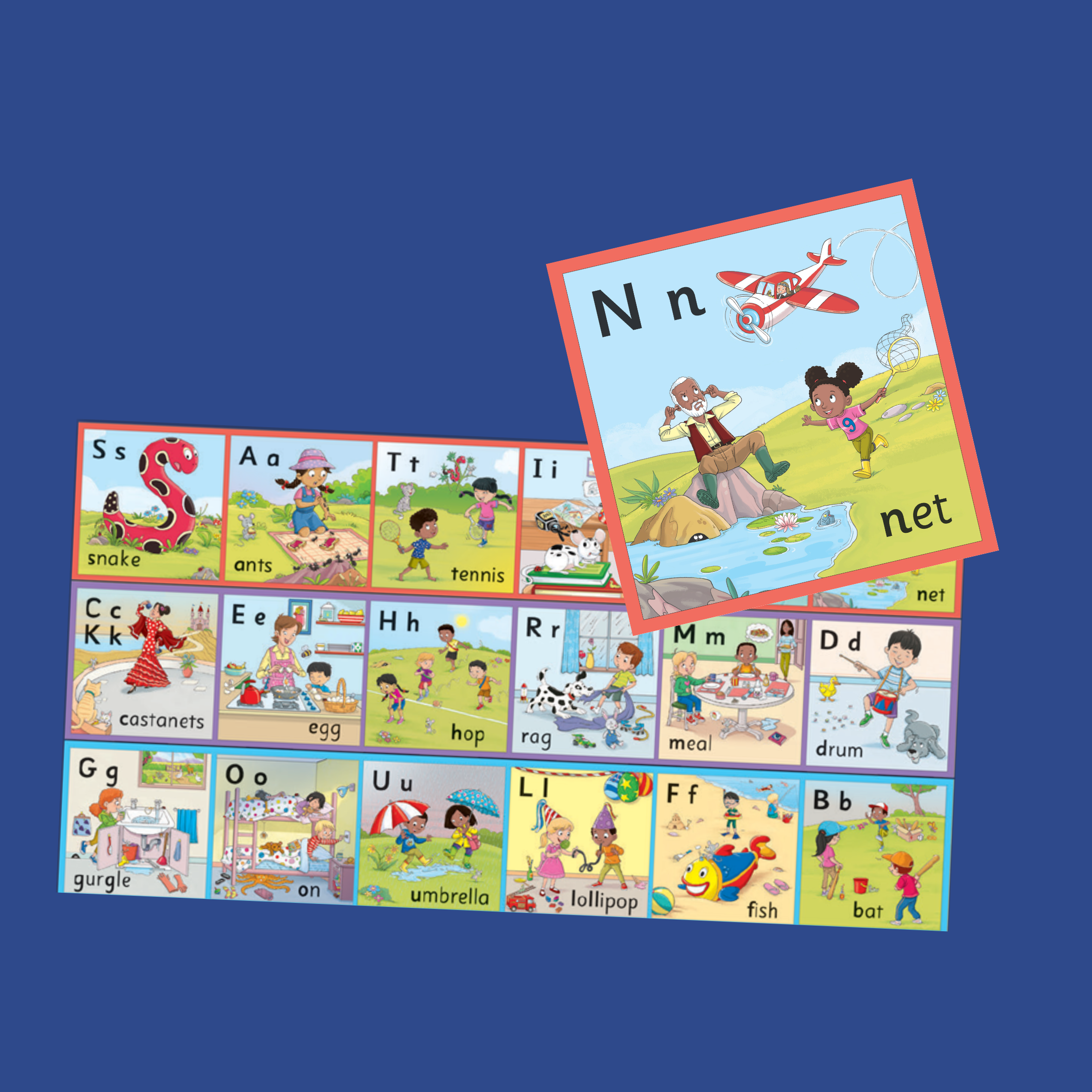 Jolly Phonics Wall Frieze