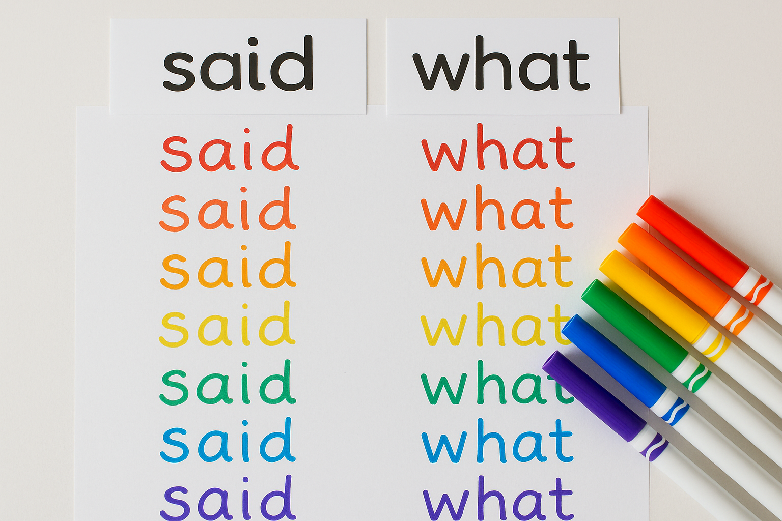 Tricky Words