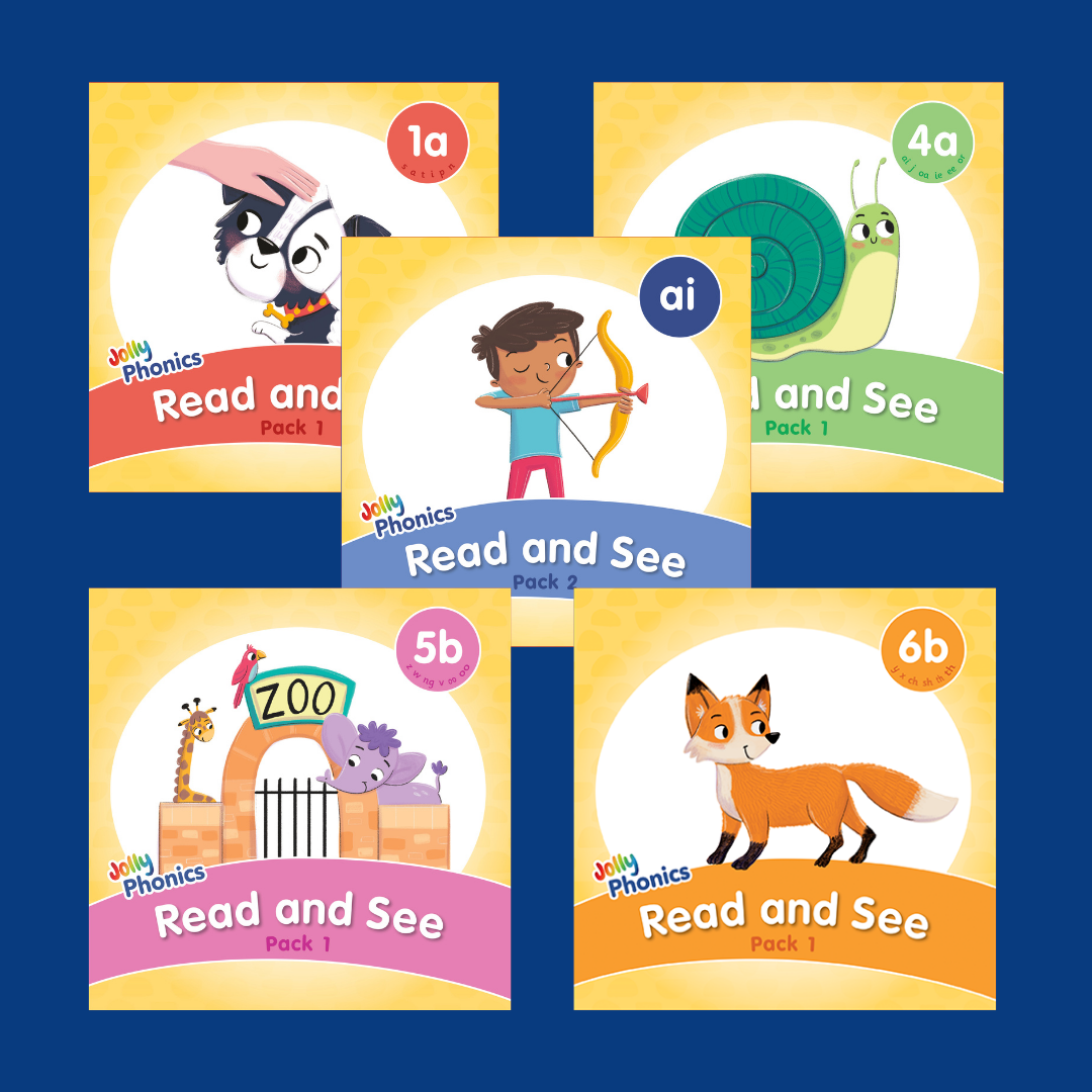 Jolly Phonics Read & See Books