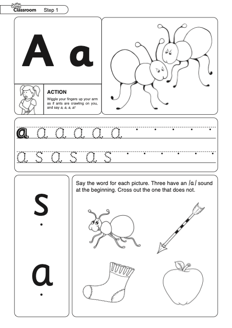 Worksheet /a/ Precursive - UK