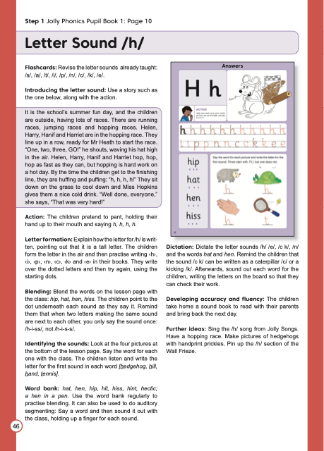 Lesson Plan /h/