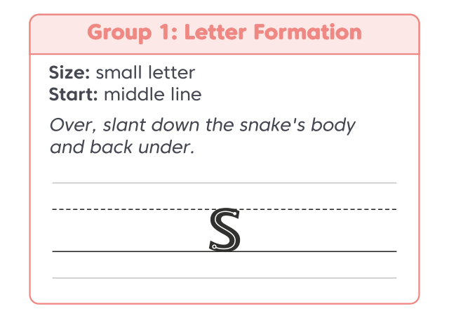 Letter Formation A4 S